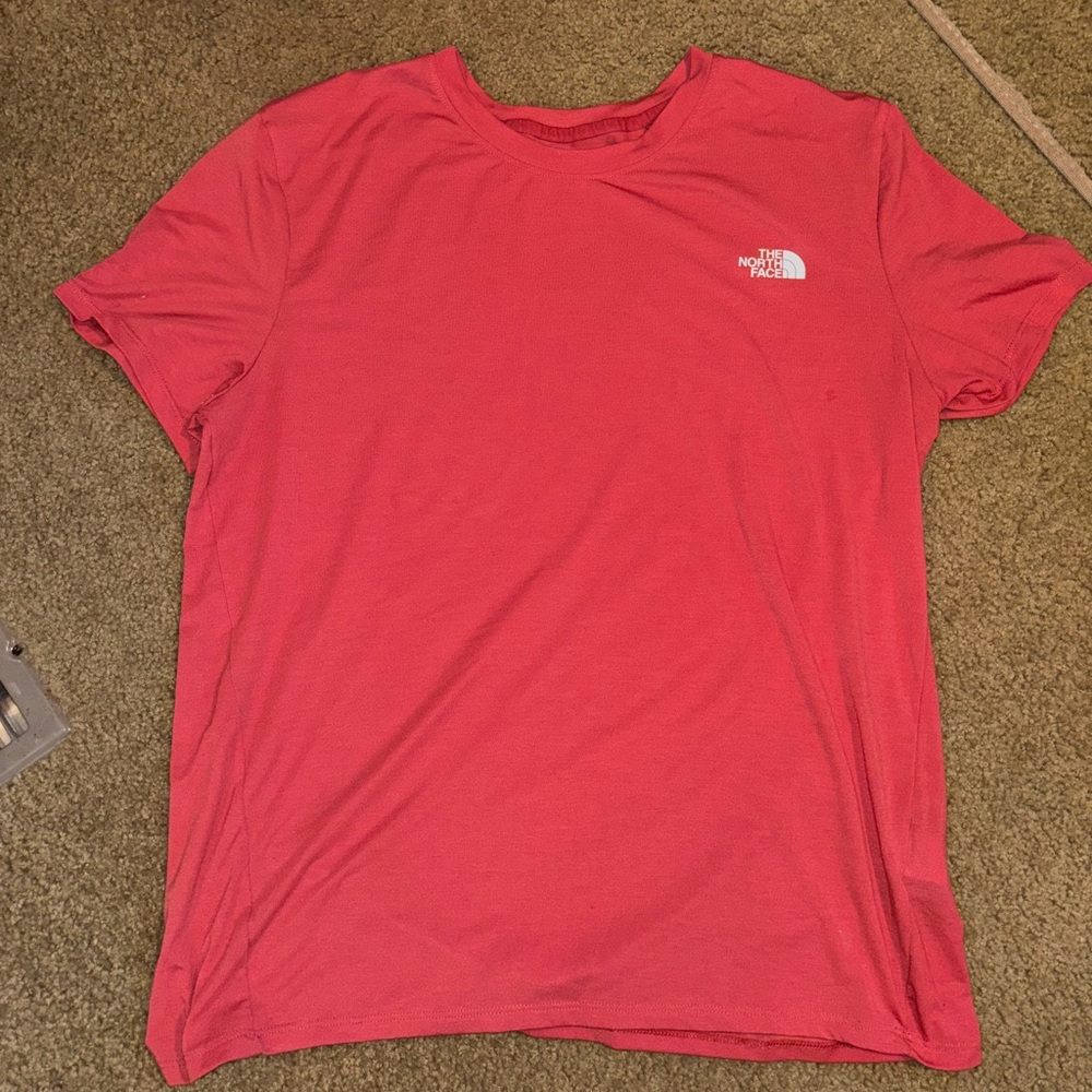 The North Face Red Short Sleeve Tee